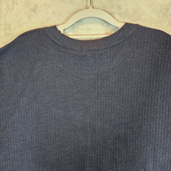 Club Room By Charter Club Mens XXL Dark Blue  Ribbed Knit Sweater Cotton Casual - Picture 8 of 10